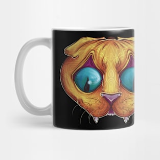 Cat with Funny Face Mug